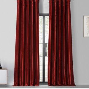 Beautiful red window panel 6 pieces